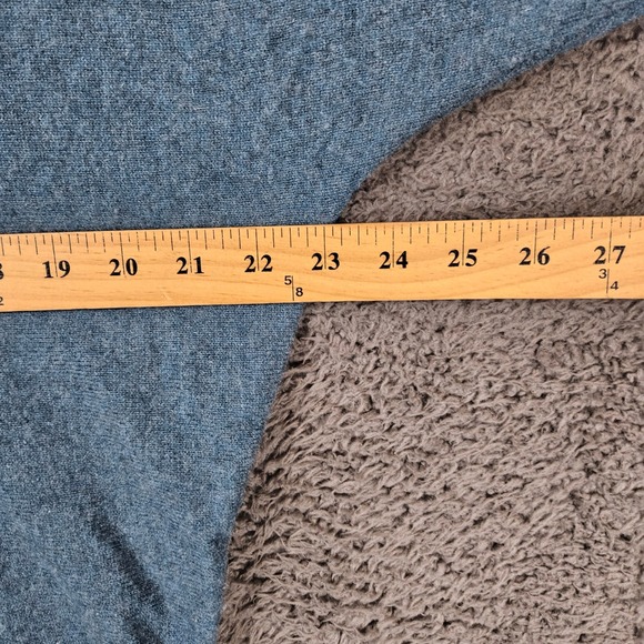 Garnet Hill 100 Cashmere V Neck Dolman Sleeve Sweater Light Blue XS - Picture 2 of 7